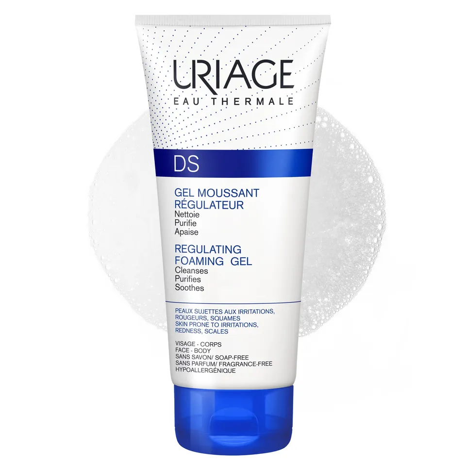 uriage-ds-gel-moussant-r-gulateur-gel-nettoyant-visage-corps-et-cuir-chevelu-pea image 1