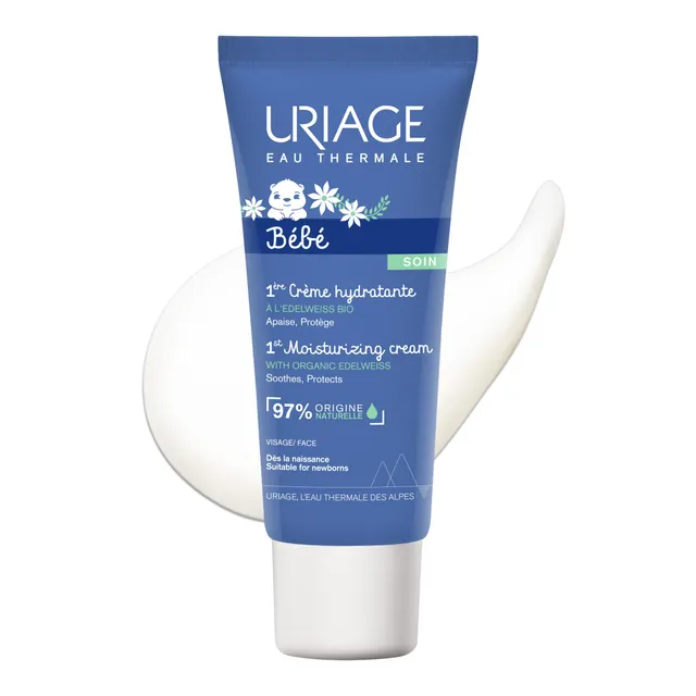 uriage-b-b-1er-cr-me-hydratante-visage-edelweiss-bio-karit-40-ml image 1