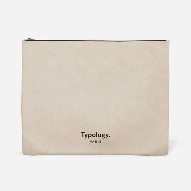 typology-pochette-week-end-trousse-de-voyage-en-coton-recycl-pour-transporter-se image 1