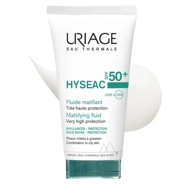 uriage-hyseac-fluide-matifiant-spf50-soin-de-jour-matifiant-et-protecteur-uva-uv image 1