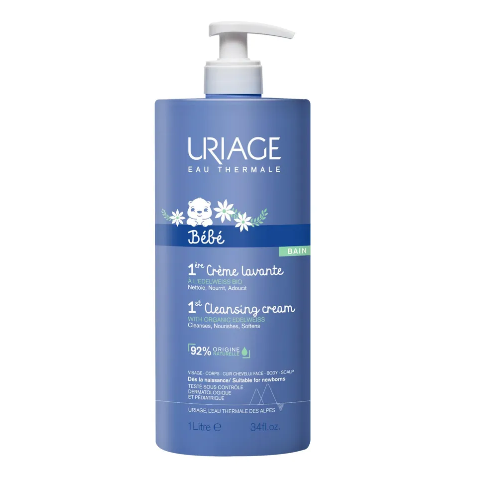 uriage-b-b-cr-me-lavante-corps-cheveux-3-en-1-1-l-edelweiss-bio-beurre-de-karit- image 1