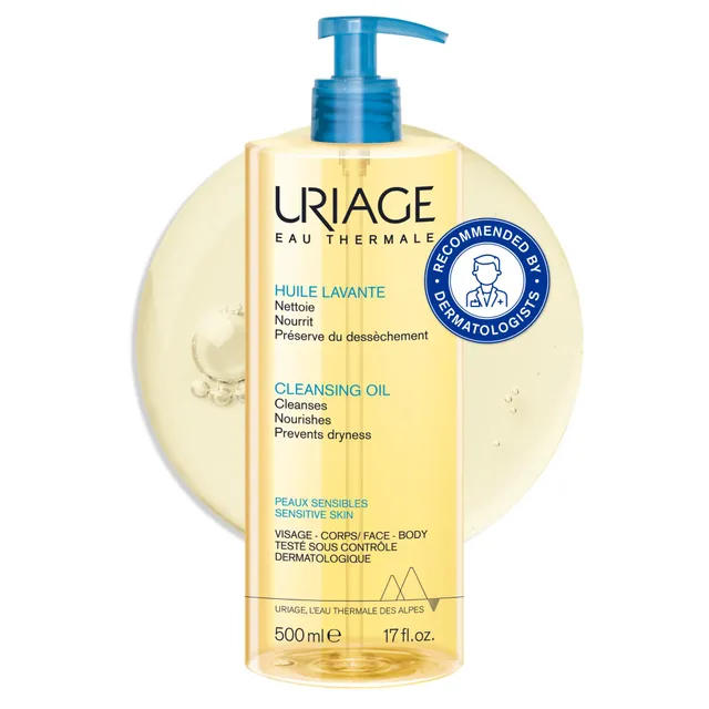 uriage-huile-de-douche-500-ml-nettoyant-visage-corps-25-glyc-rine image 1