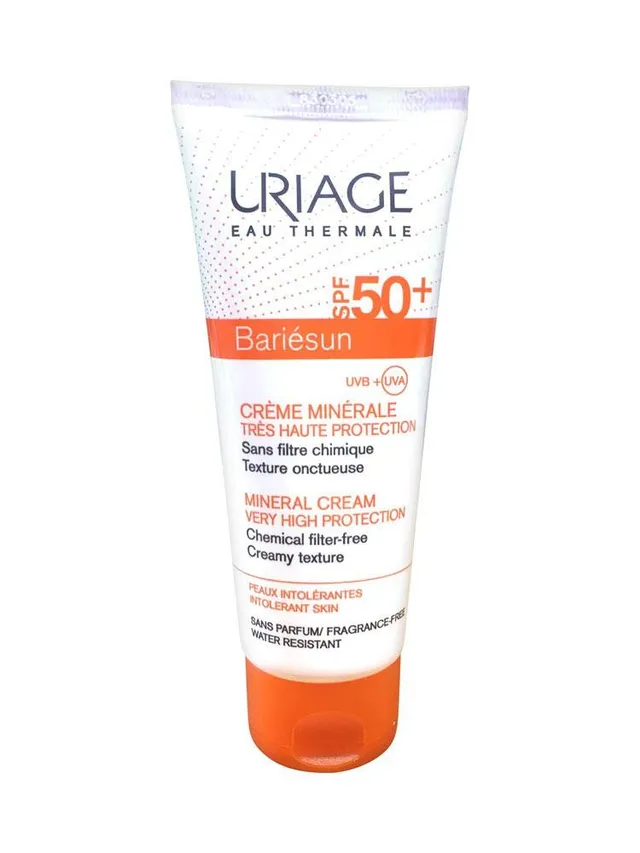 uriage-bari-sun-mineral-cream-spf50-100-ml-photoprotection-100-min-rale-peaux-se image 1