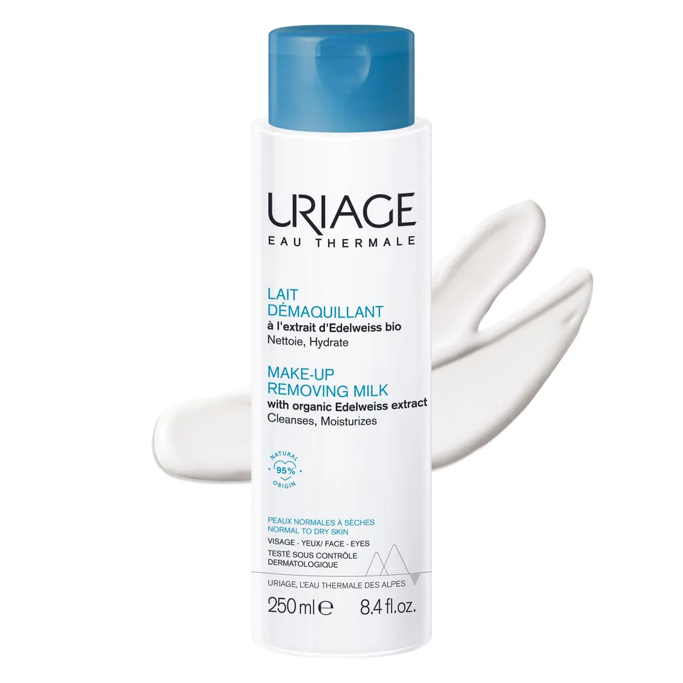 uriage-lait-d-maquillant-edelweiss-bio-visage-et-yeux-250-ml image 1