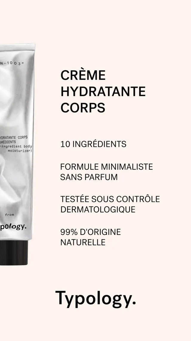 typology-cr-me-corps-10-ingr-dients-99-d-origine-naturelle-hydratation-minimalis image 1