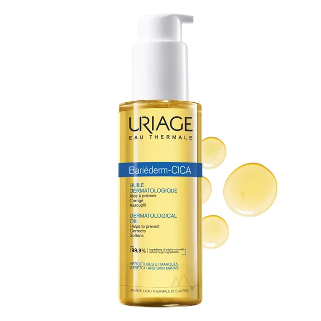 uriage-bari-derm-cica-huile-dermatologique-jojoba-avocat-r-duit-vergetures-et-ci image 1