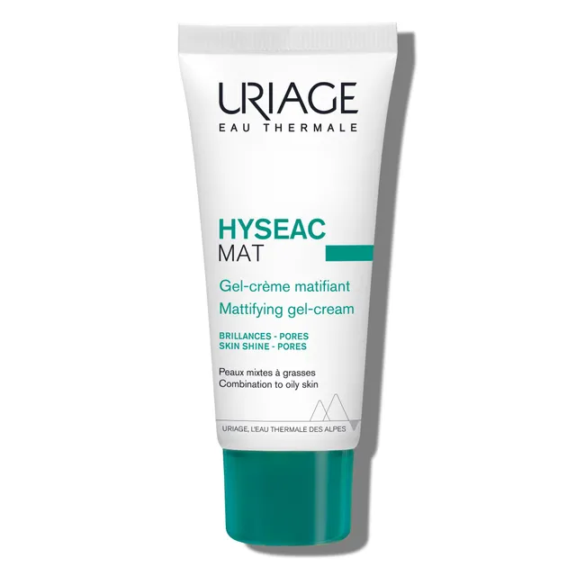 uriage-hys-ac-mat-gel-cr-me-matifiant-40ml-r-duit-la-brillance-absorbe-le-s-bum- image 1