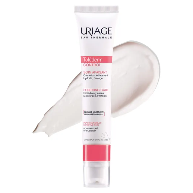 uriage-tol-derm-cr-me-visage-apaisante-l-g-re-peau-r-active-hypersensible-ou-int image 1