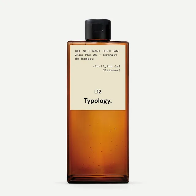 typology-gel-nettoyant-visage-purifiant-zinc-pca-2-extrait-de-bambou-peaux-mixte image 1