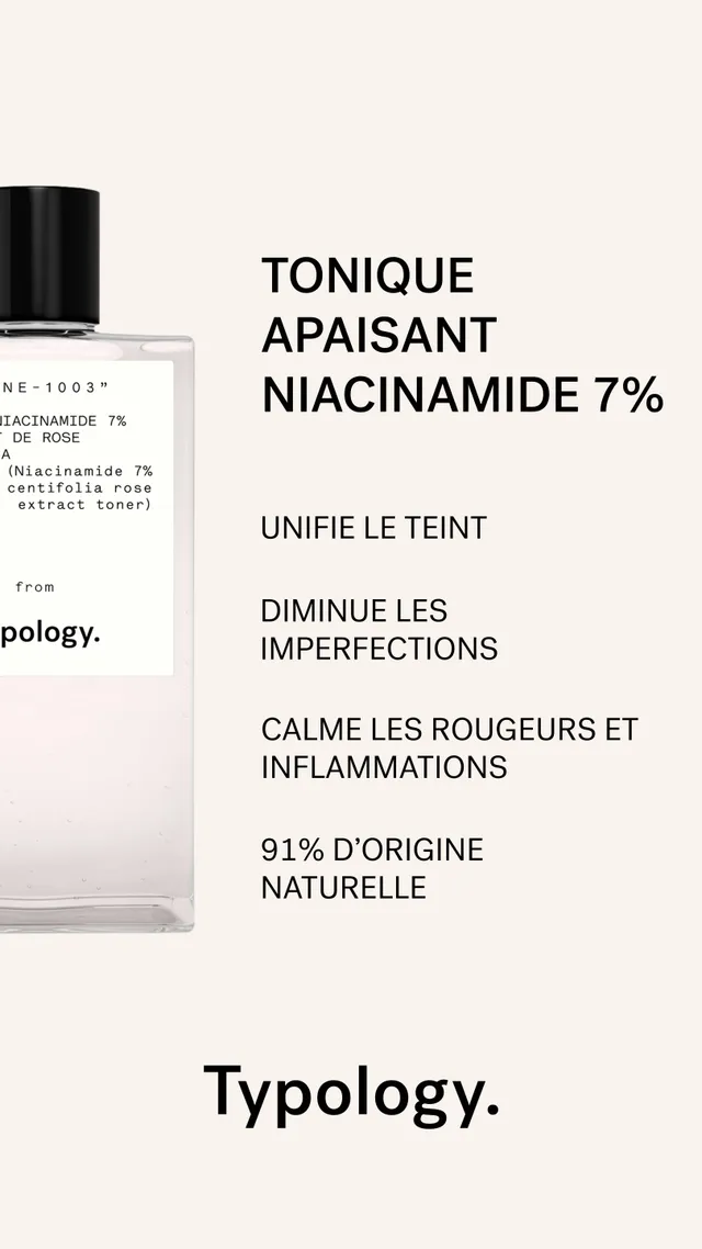 typology-lotion-tonique-unifiante-niacinamide-7-apaise-rougeurs-et-unifie-le-tei image 1