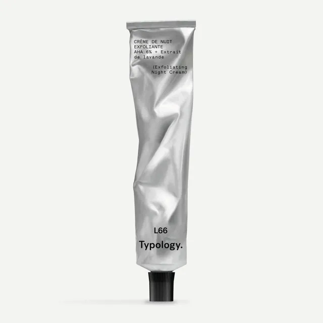 typology-cr-me-de-nuit-exfoliante-aha-6-extrait-de-lavande-resserre-les-pores-et image 1