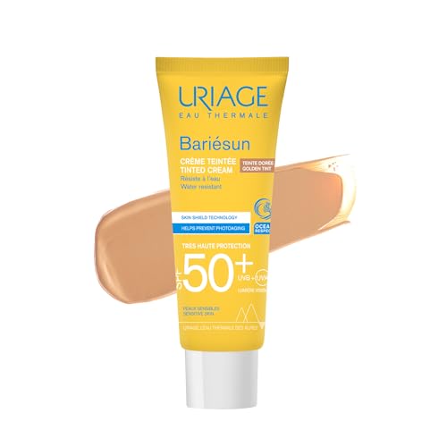 uriage-bari-sun-cr-me-solaire-visage-teint-e-spf50-teinte-dor-e-50-ml-fini-natur image 8