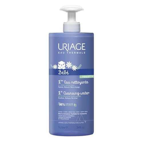 uriage-b-b-eau-nettoyante-sans-rin-age-edelweiss-bio-1-l-nettoyant-visage-corps- image 7