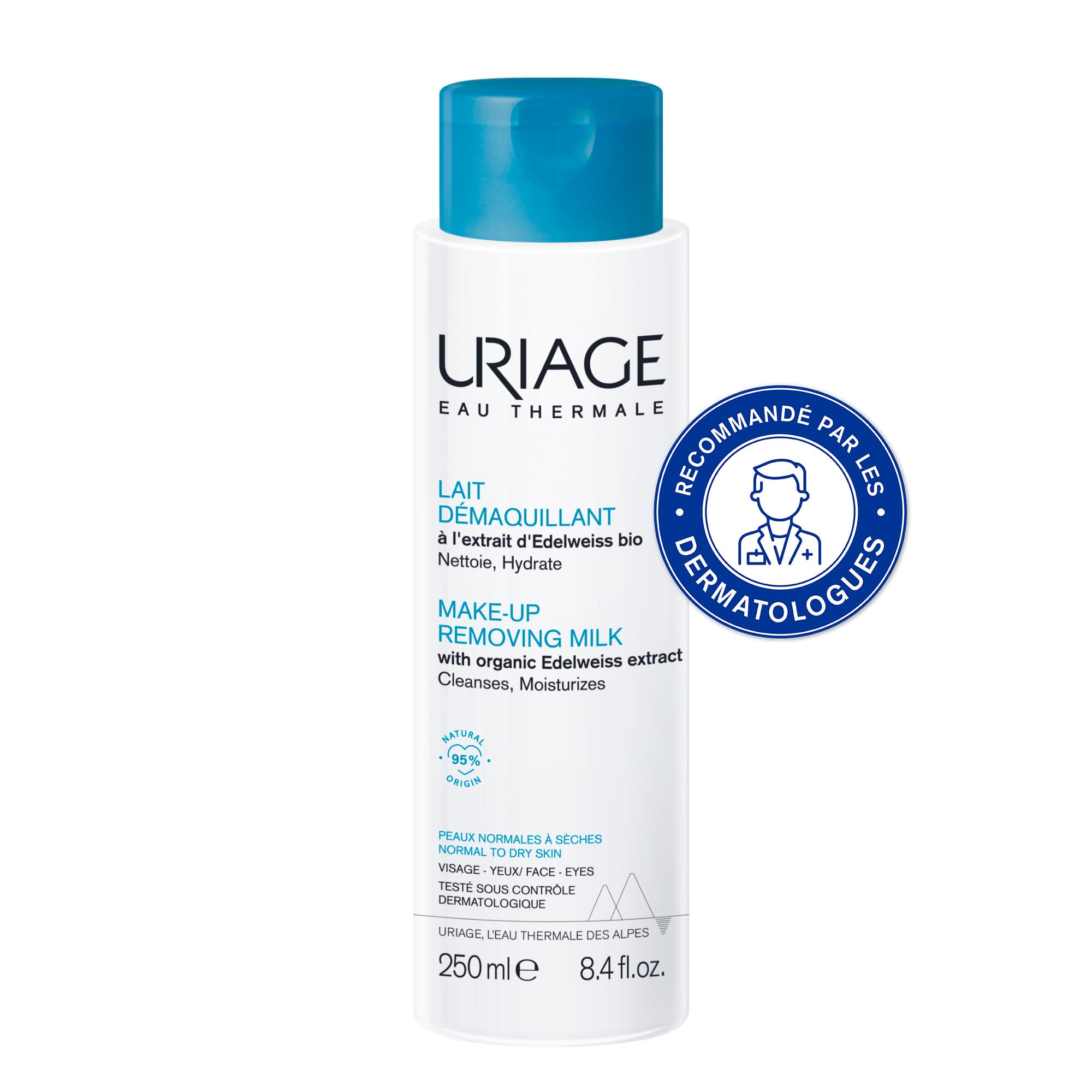 uriage-lait-d-maquillant-edelweiss-bio-visage-et-yeux-250-ml image 8
