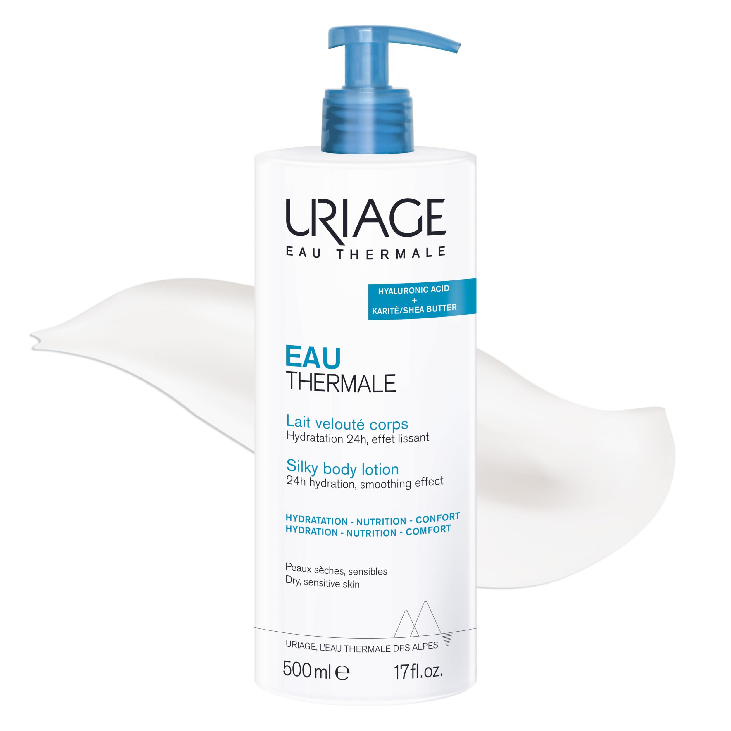 uriage-eau-thermale-lait-hydratant-velout-corps-500-ml-beurre-de-karit-acide-hya image 1