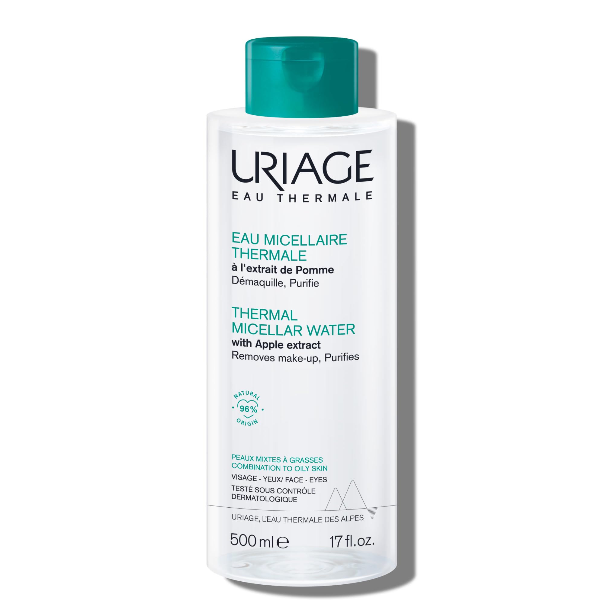 uriage-eau-micellaire-thermale-peaux-mixtes-grasses-500-ml-3-en-1-nettoyante-d-m image 1
