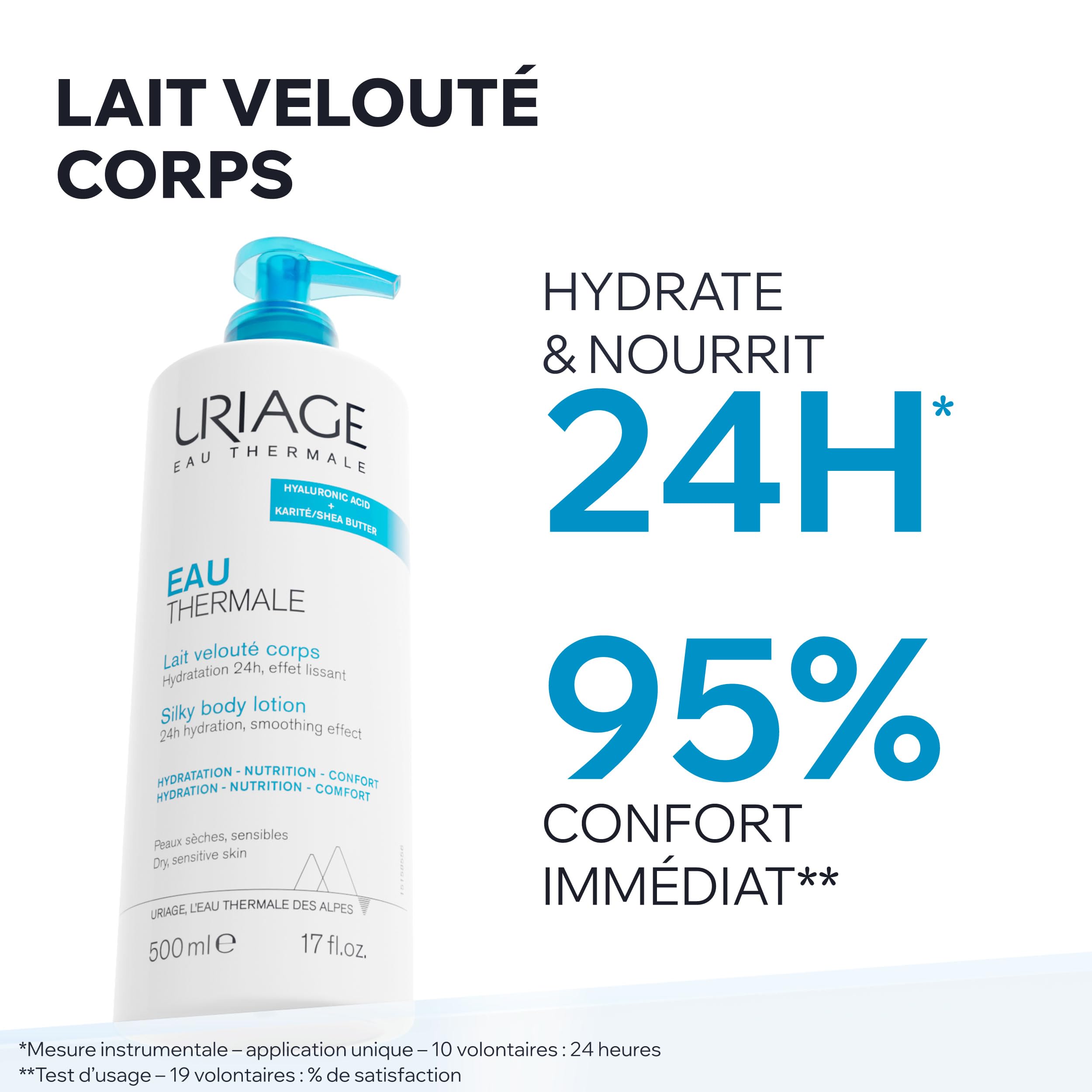 uriage-eau-thermale-lait-hydratant-velout-corps-500-ml-beurre-de-karit-acide-hya image 2