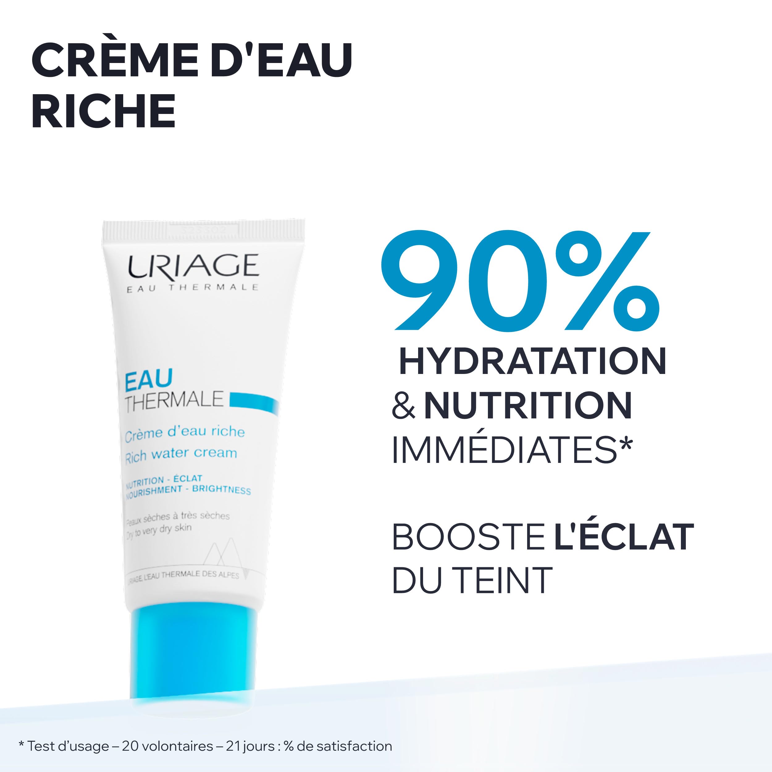 uriage-eau-thermale-cr-me-visage-hydratante-riche-40-ml-acide-hyaluronique-karit image 2
