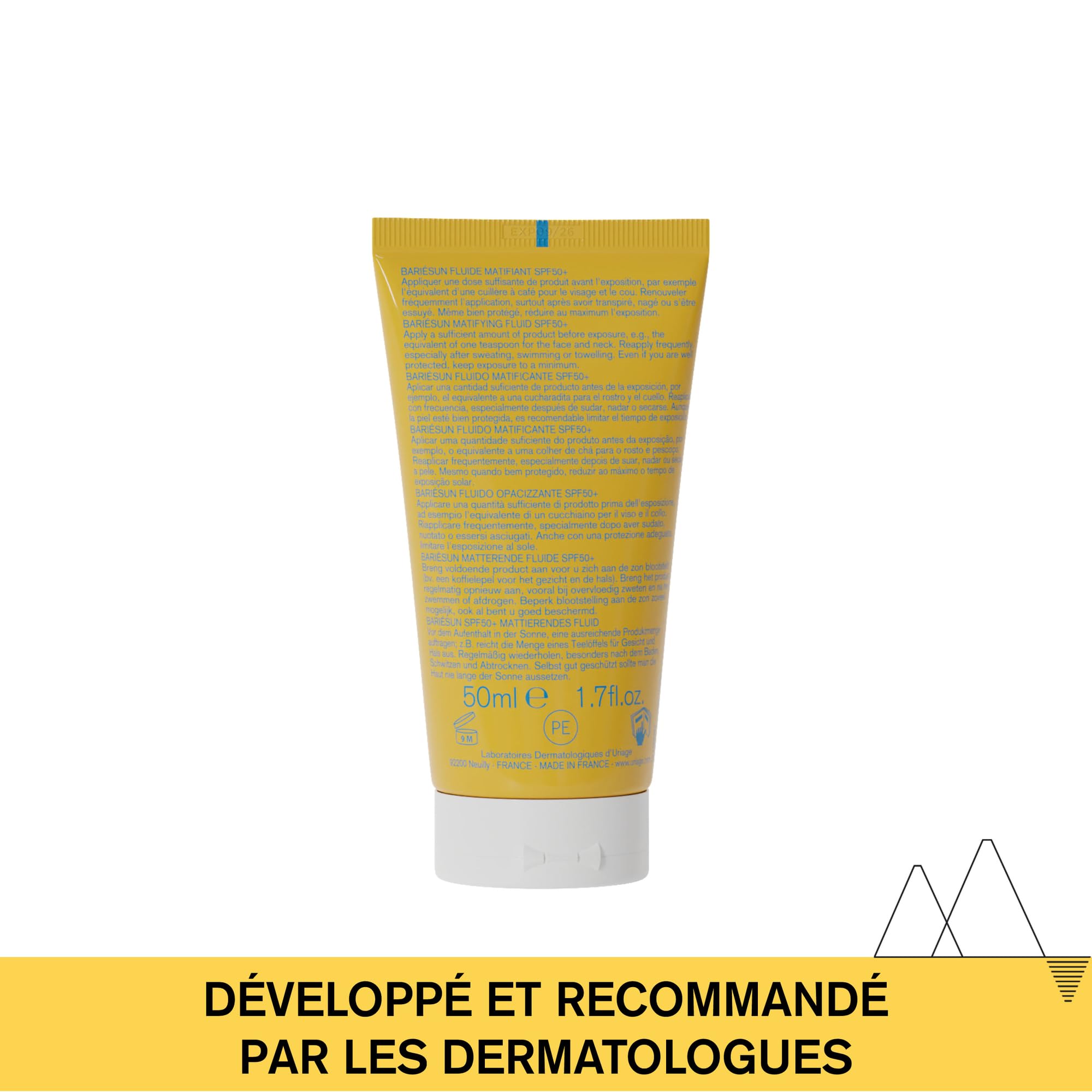 uriage-bari-sun-fluide-solaire-matifiant-spf50-50-ml-peaux-mixtes-grasses-sans-t image 6