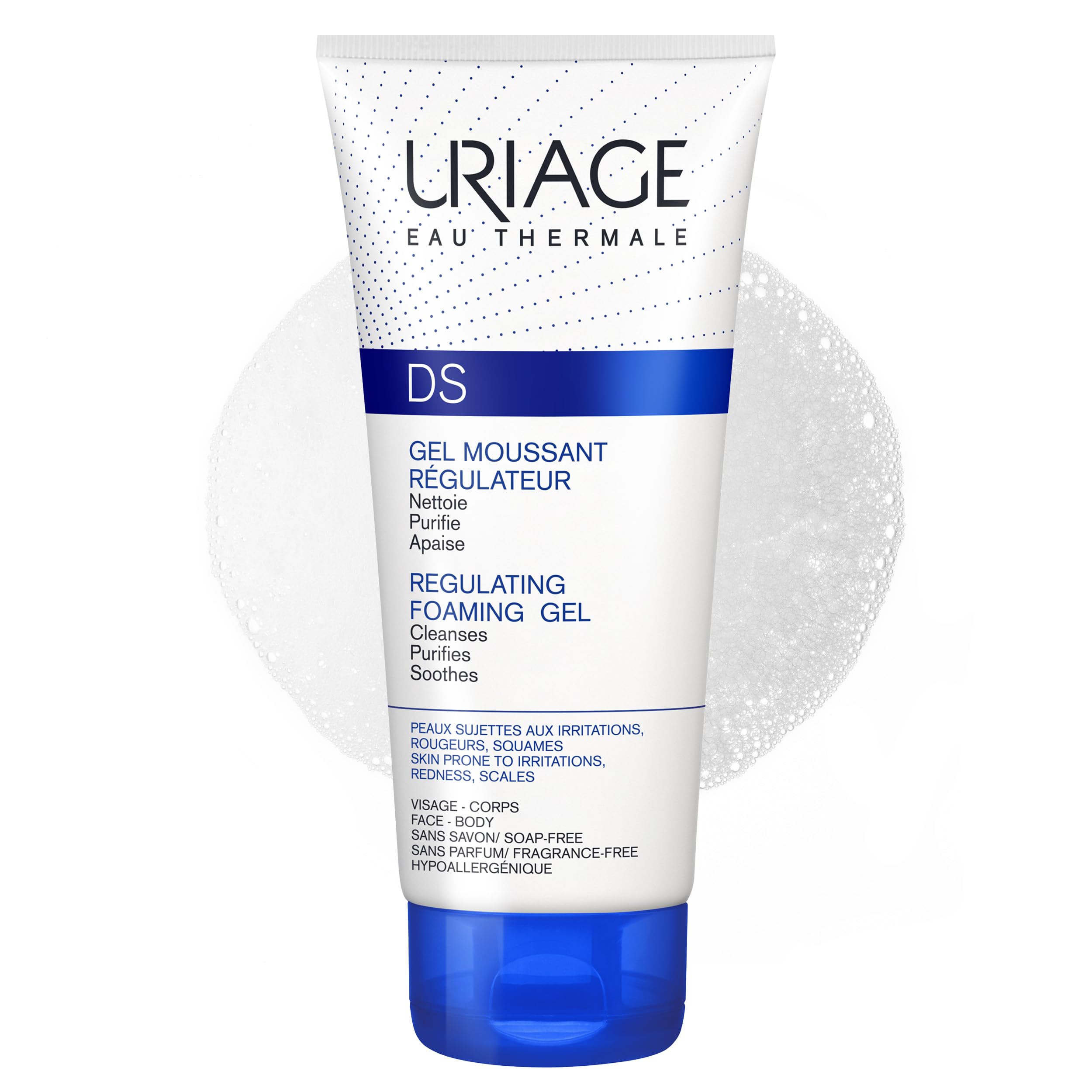 uriage-ds-gel-moussant-r-gulateur-gel-nettoyant-visage-corps-et-cuir-chevelu-pea image 1