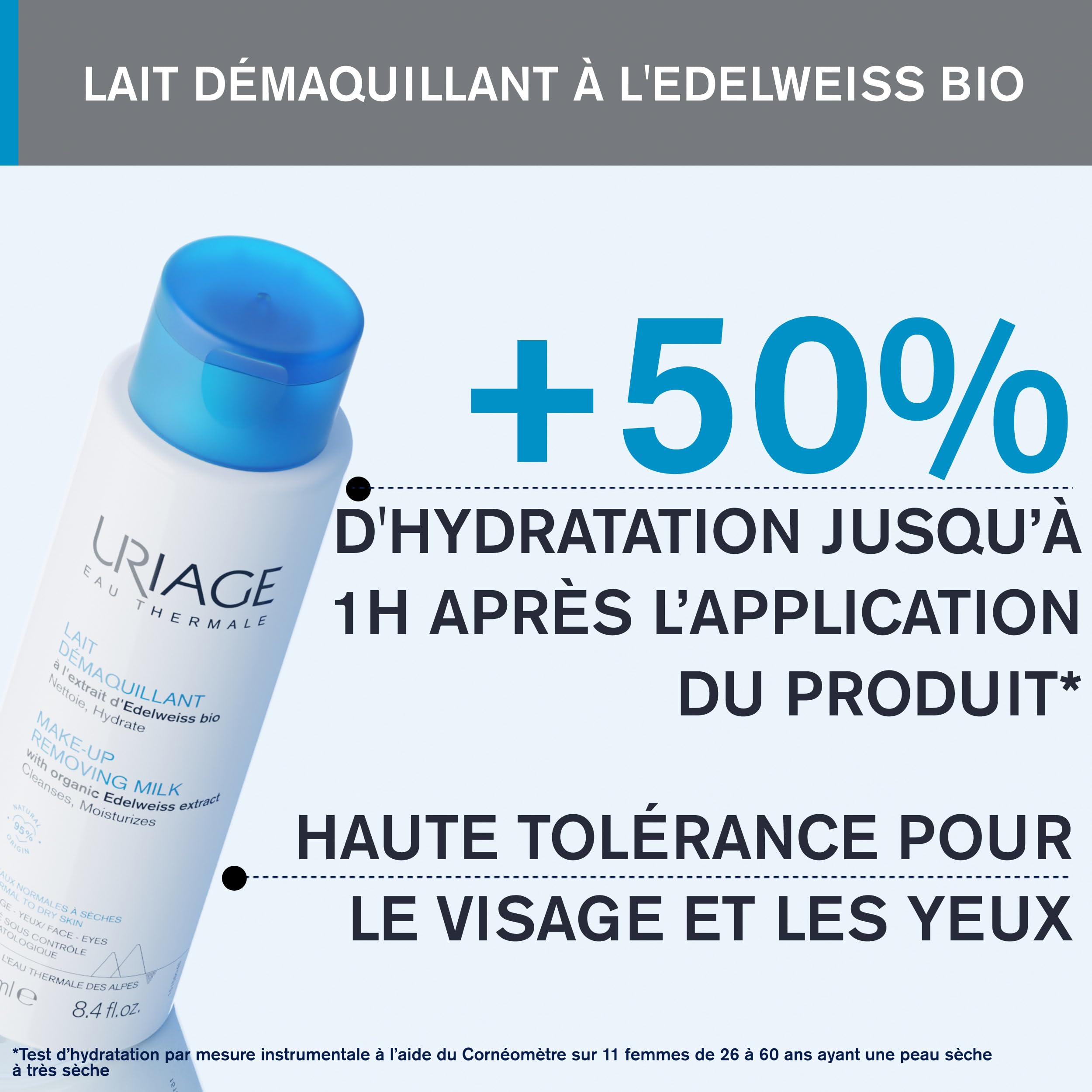 uriage-lait-d-maquillant-edelweiss-bio-visage-et-yeux-250-ml image 4