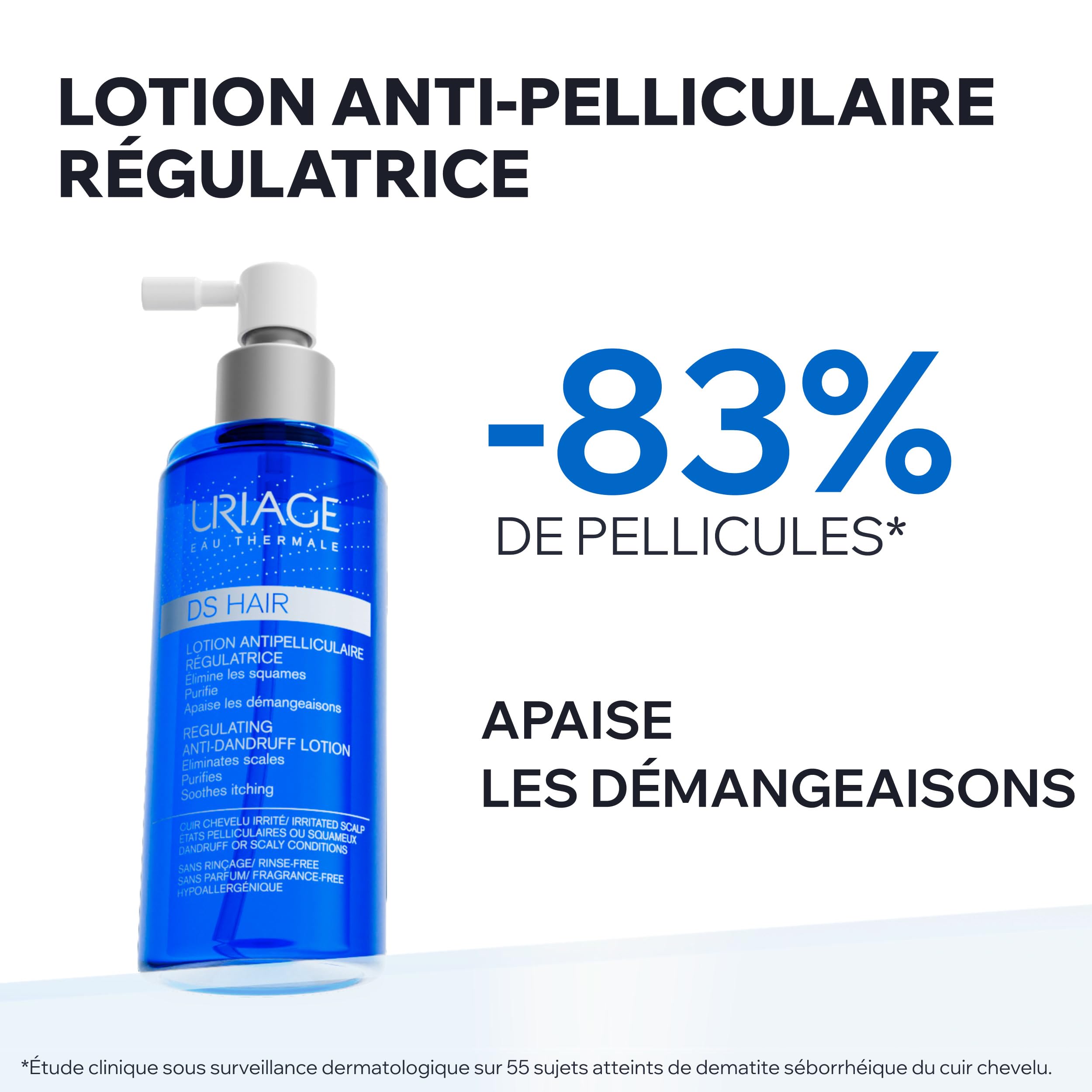 uriage-ds-hair-lotion-antipelliculaire-100-ml-spray-sans-rin-age-pour-cuir-cheve image 2