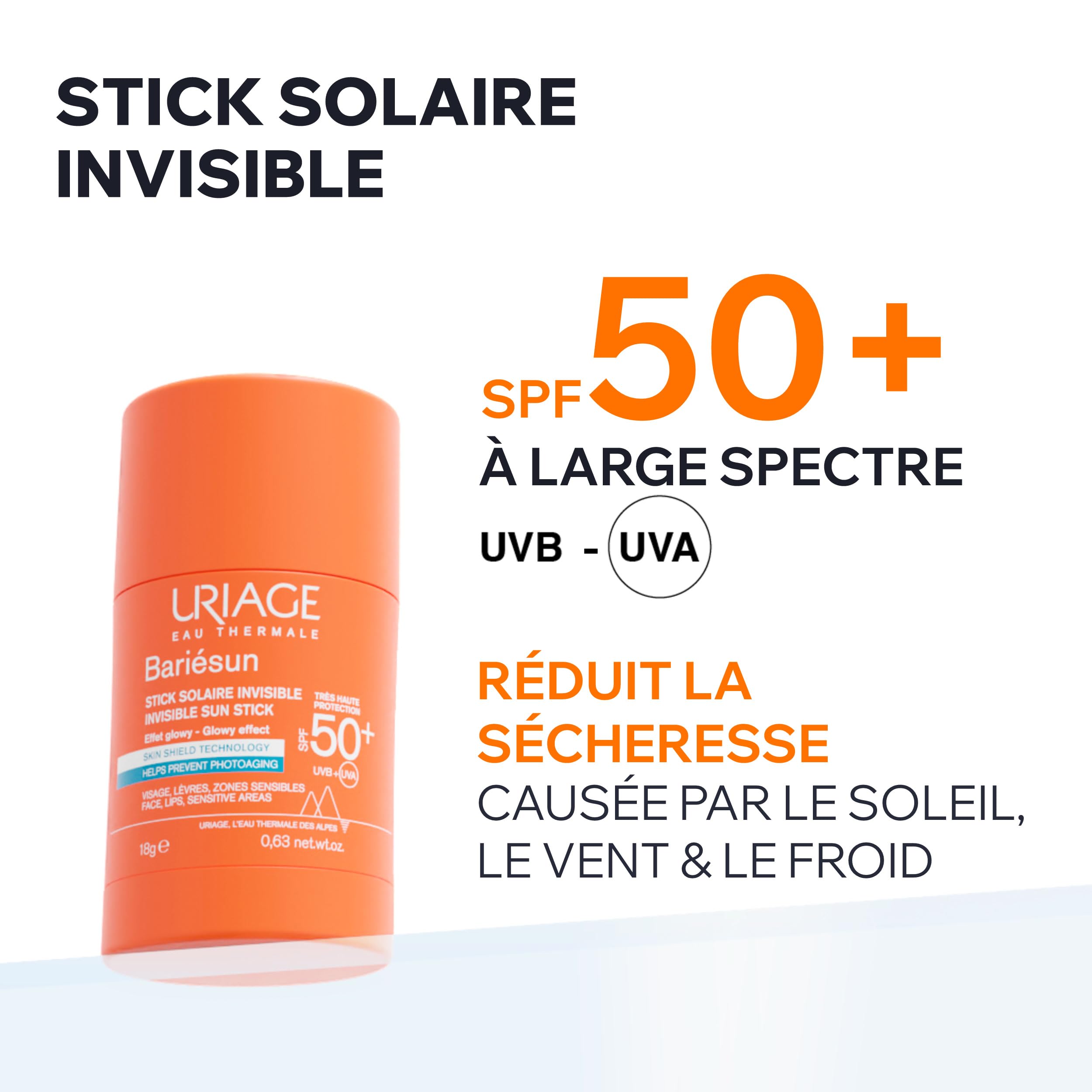 uriage-bariesun-stick-solaire-invisible-visage-spf50-format-poche-18-g image 2