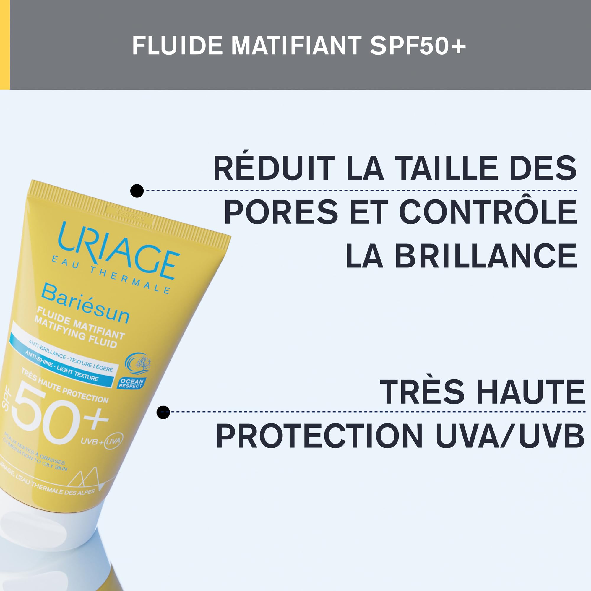 uriage-bari-sun-fluide-solaire-matifiant-spf50-50-ml-peaux-mixtes-grasses-sans-t image 4