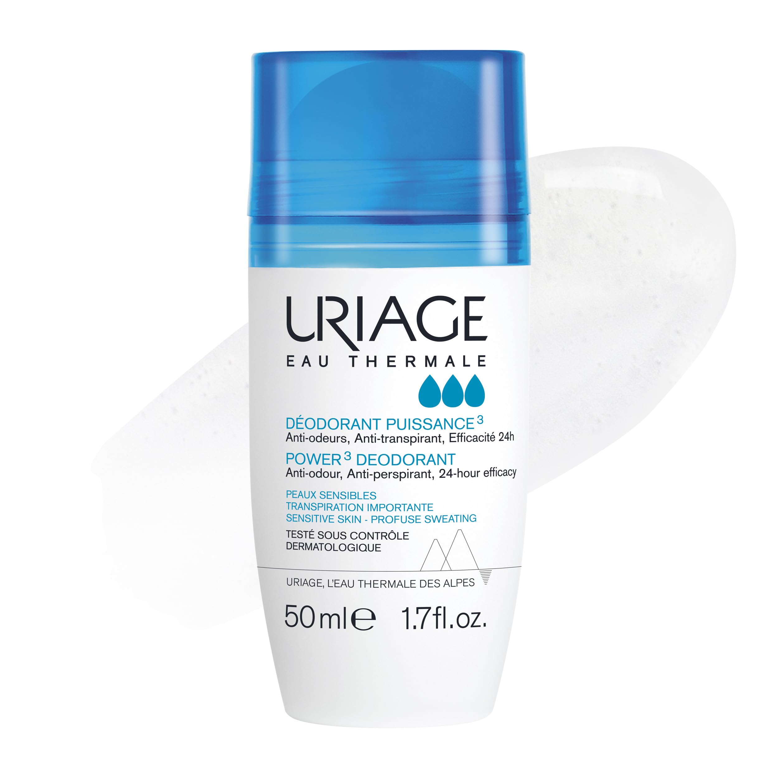 uriage-d-odorant-power-3-roll-on-50-ml-anti-transpirant-24-h-sans-alcool image 1