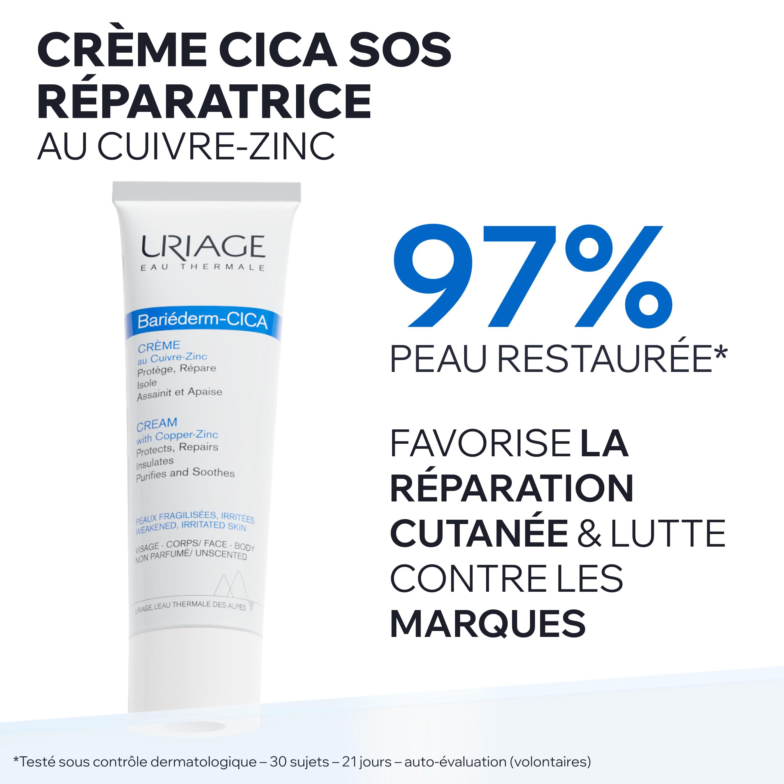 uriage-bari-derm-cica-cr-me-r-paratrice-cuivre-zinc-40-ml-multi-usages-visage-et image 2