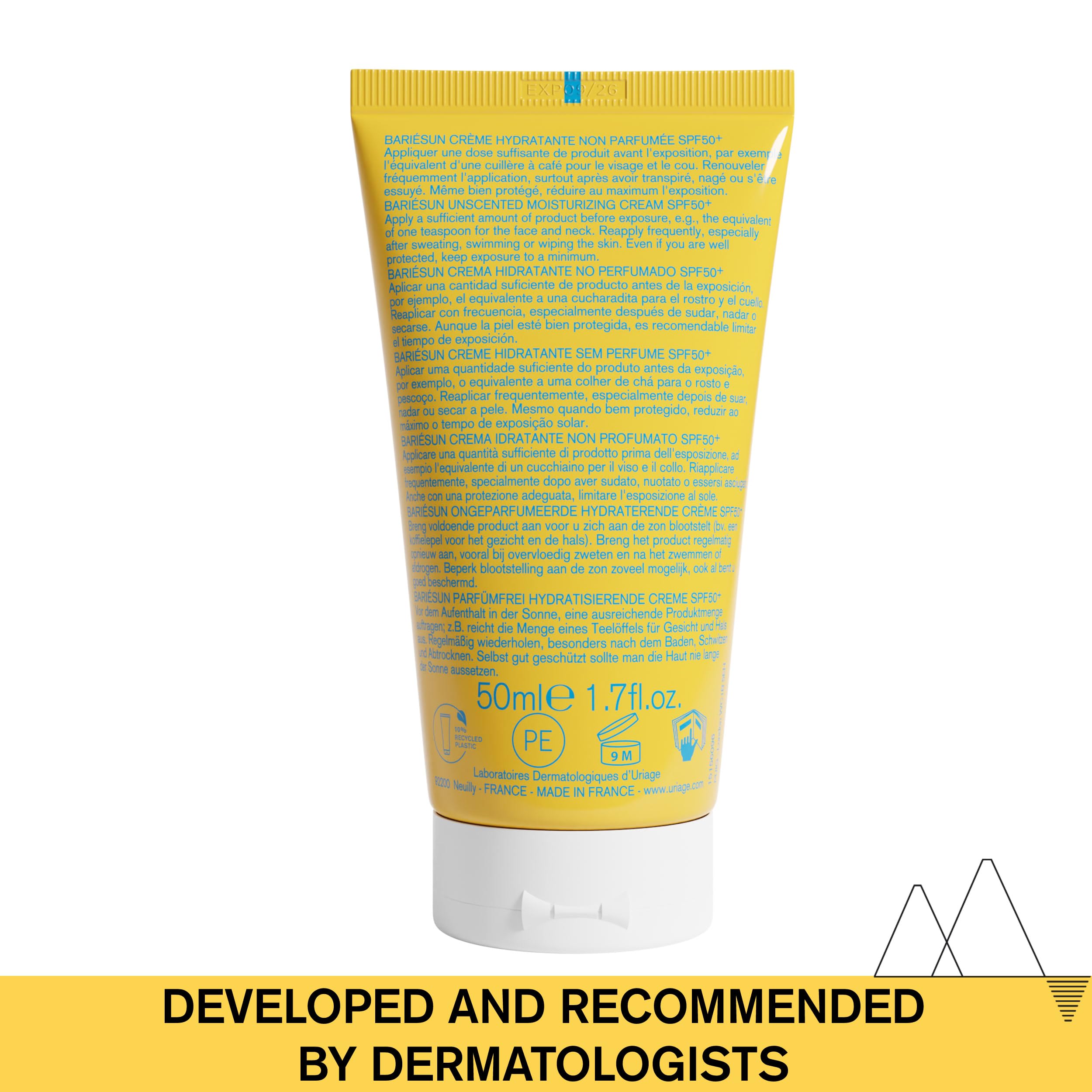 uriage-bari-sun-cr-me-solaire-visage-spf50-sans-parfum-50ml image 6