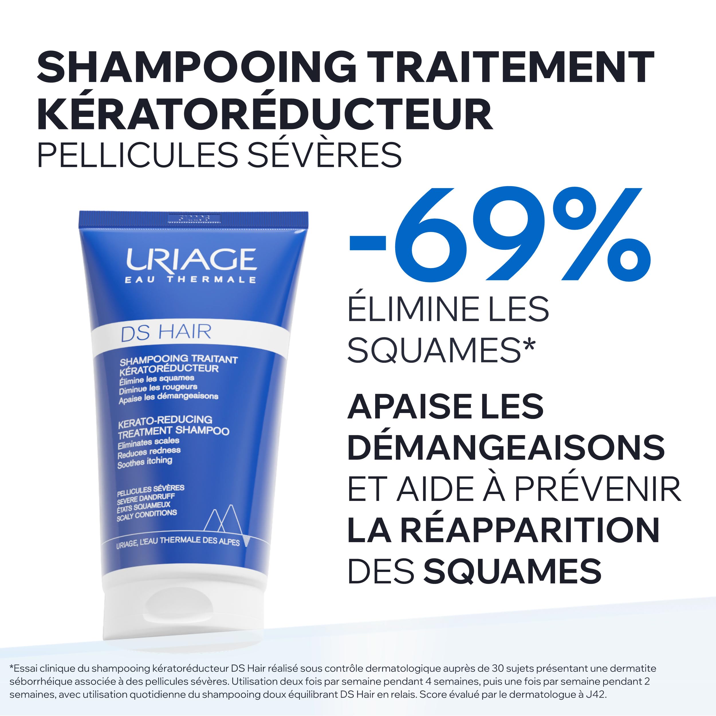 uriage-ds-hair-shampooing-traitant-k-rator-ducteur-acide-lactique-1-8-pellicules image 2