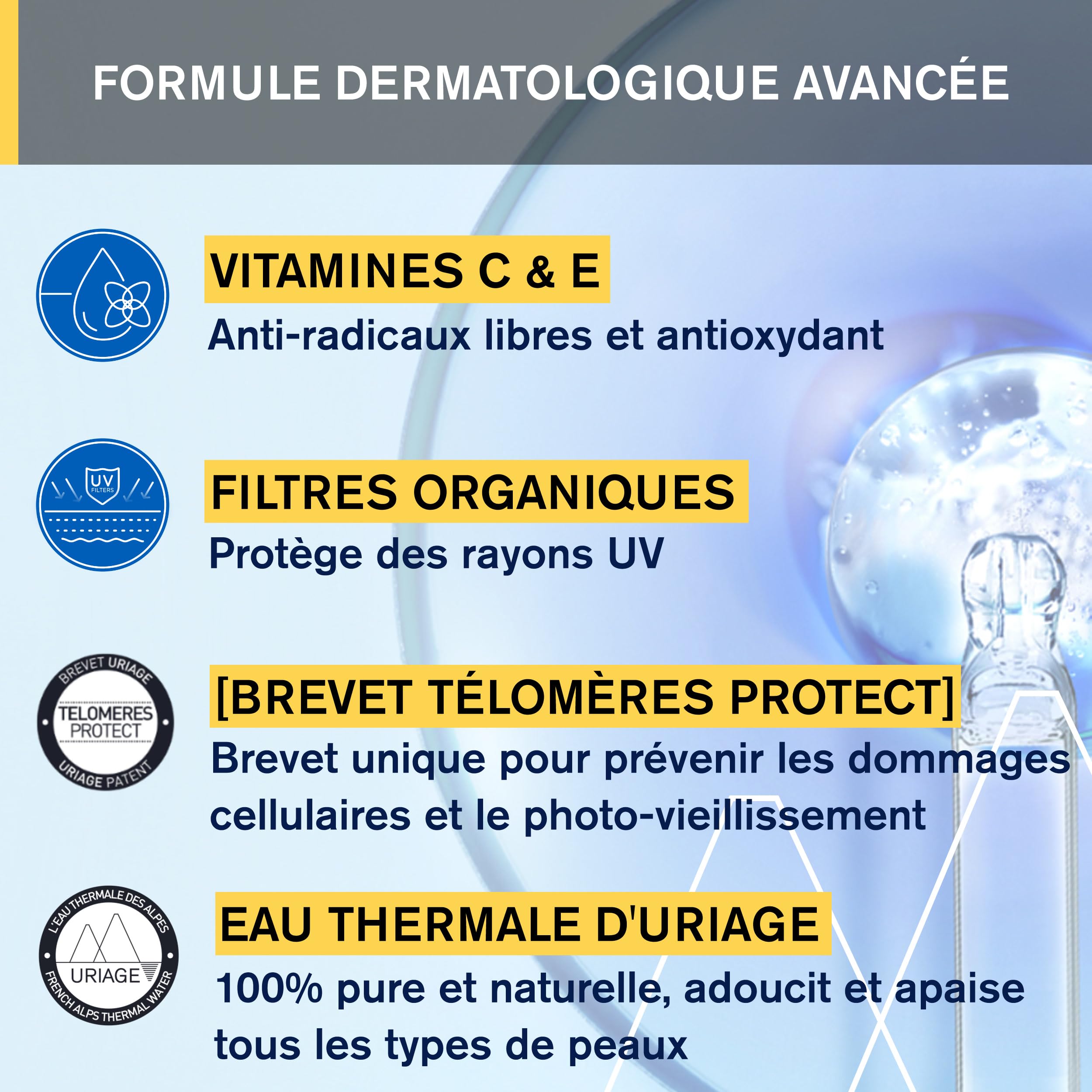 uriage-bari-sun-fluide-anti-taches-brunes-spf50-vitamine-c-e-protection-uva-uvb- image 3