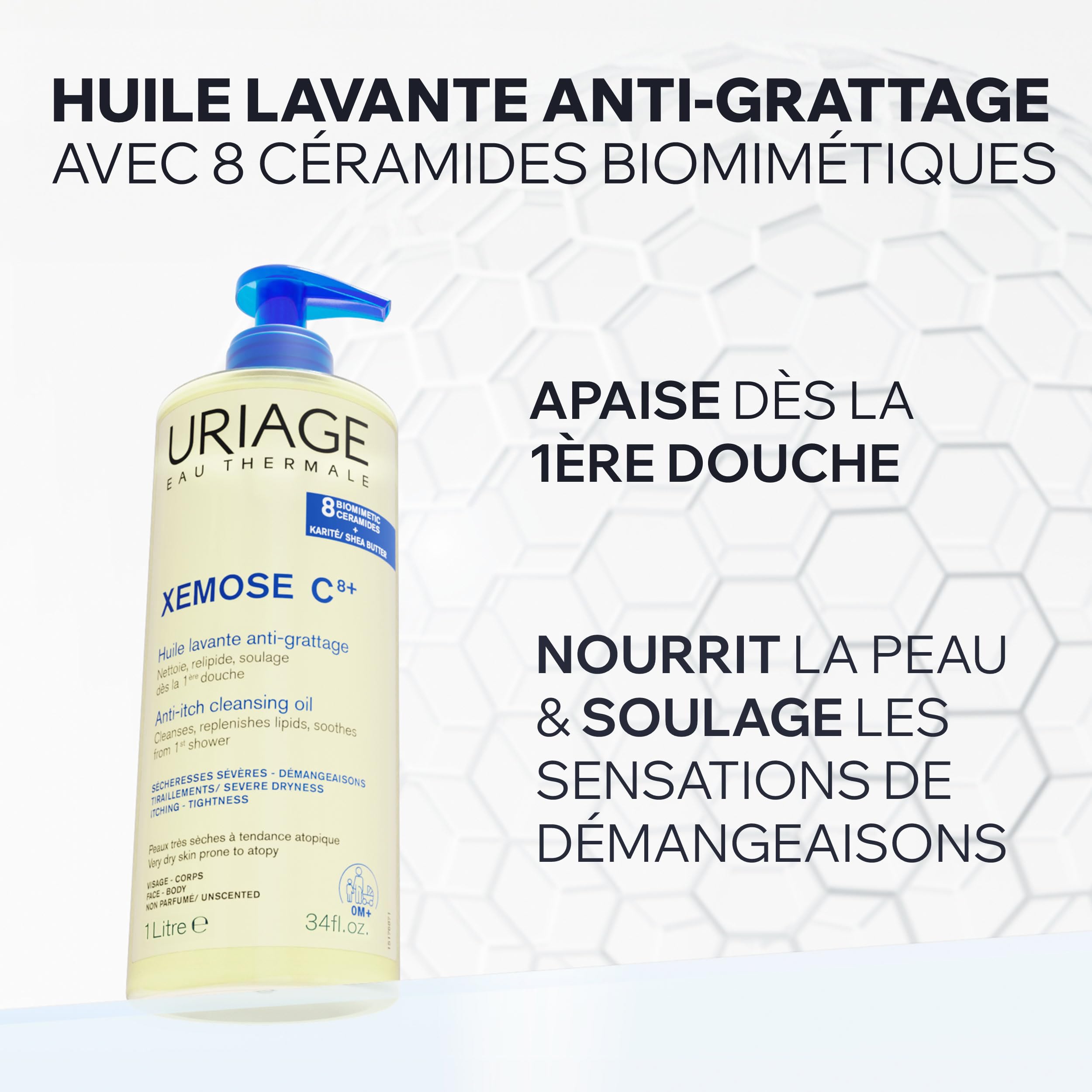 uriage-x-mose-c8-huile-lavante-apaisante-500-ml-peaux-tr-s-s-ches-et-atopiques-s image 2