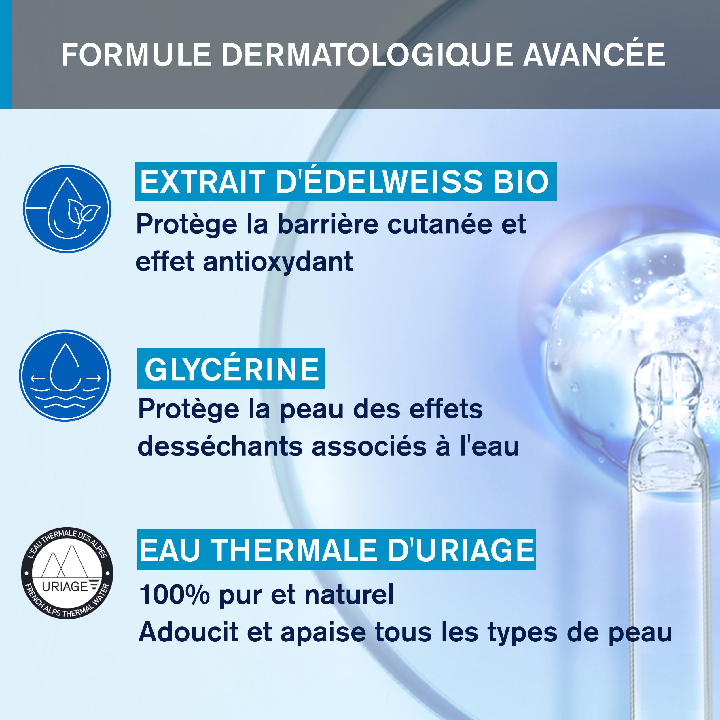uriage-mousse-d-eau-nettoyante-edelweiss-bio-150-ml-nettoyante-et-d-maquillante- image 3