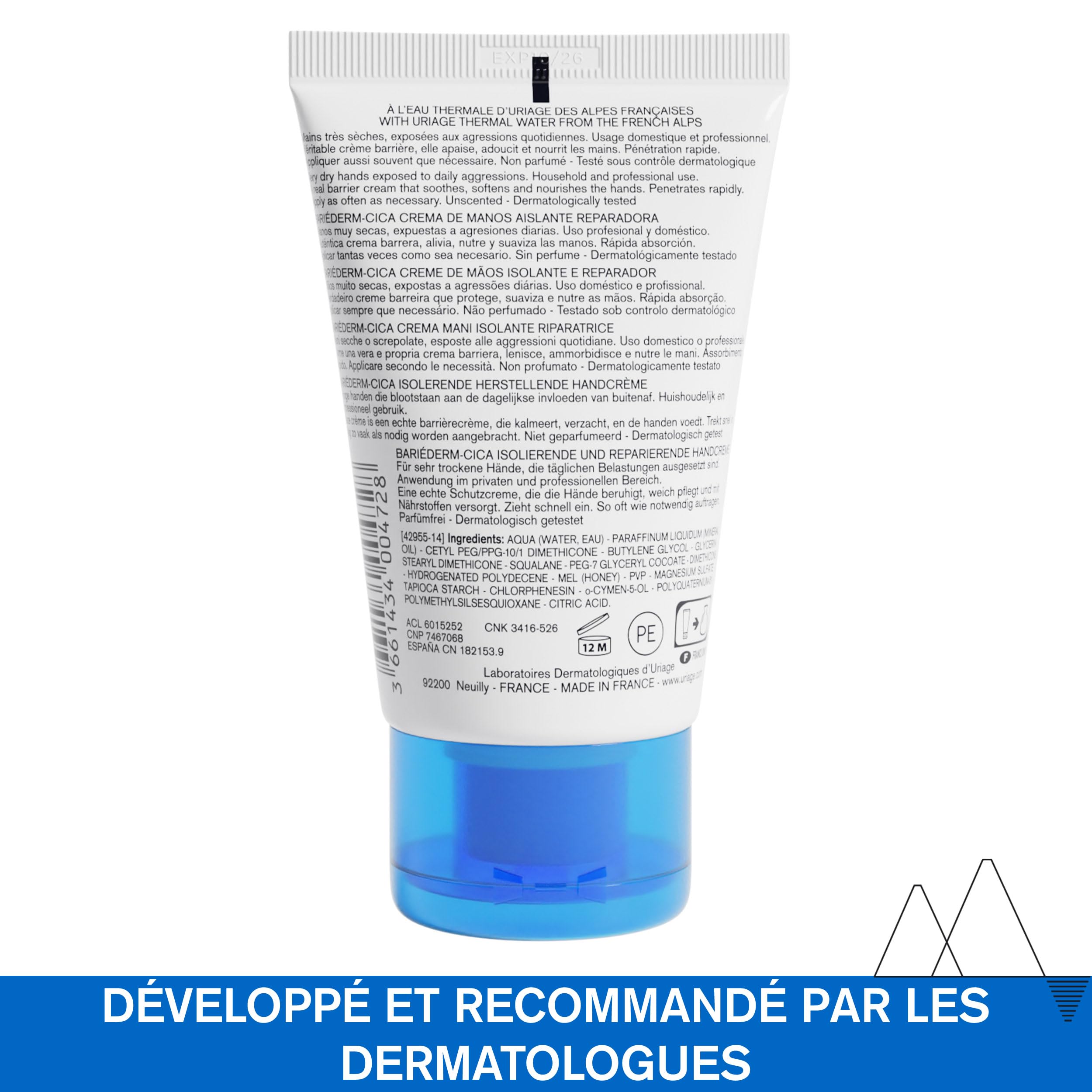 uriage-bari-derm-cica-cr-me-mains-50-ml-glyc-rine-miel-de-manuka-pour-mains-gerc image 4