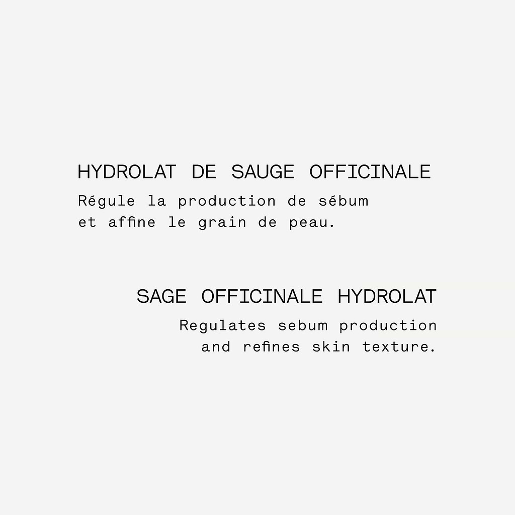 typology-gel-nettoyant-unifiant-niacinamide-6-hydrolat-de-sauge-officinale image 5
