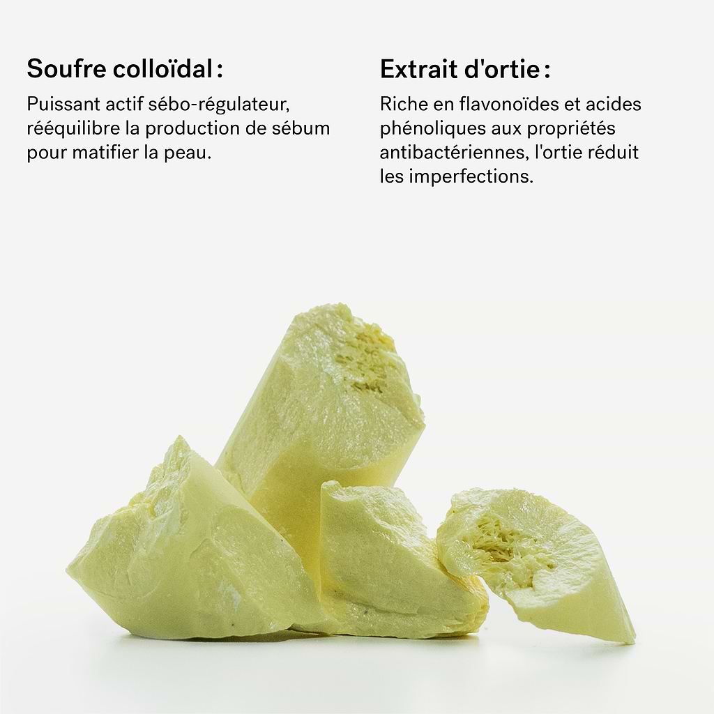 typology-gommage-visage-imperfections-soufre-2-extrait-d-ortie-96-d-origine-natu image 6